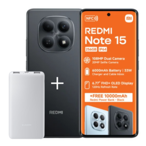 Redmi Note 15 8GB RAM 256GB ROM Dual SIM + 10,000mAh Power Bank